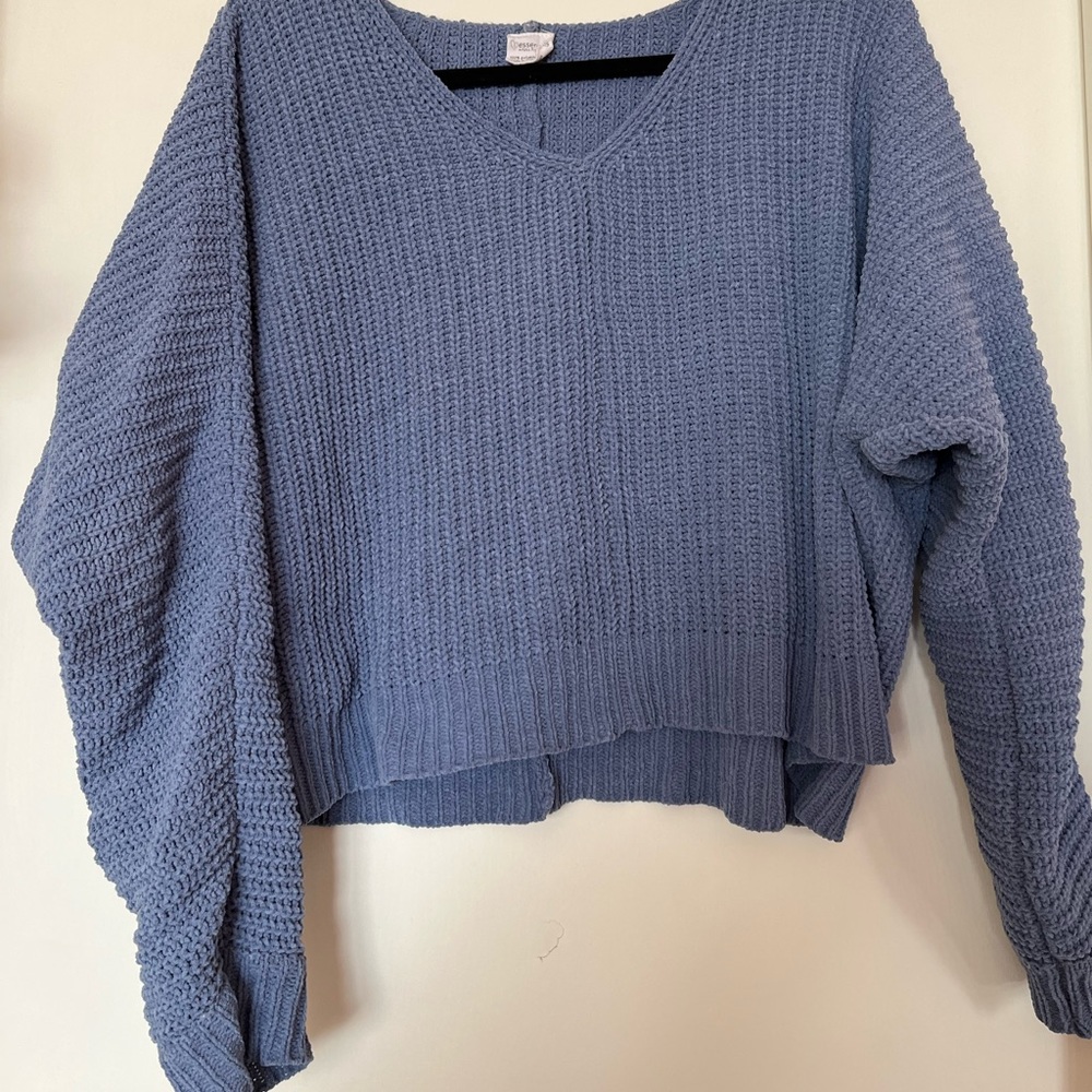 Blue 🔵 Cropped 🔵 Sweater from Tilly’s
